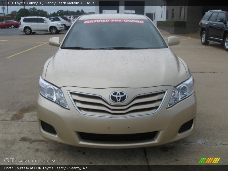 Sandy Beach Metallic / Bisque 2011 Toyota Camry LE