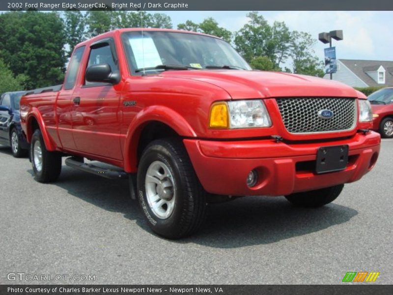 Bright Red / Dark Graphite 2002 Ford Ranger Edge SuperCab