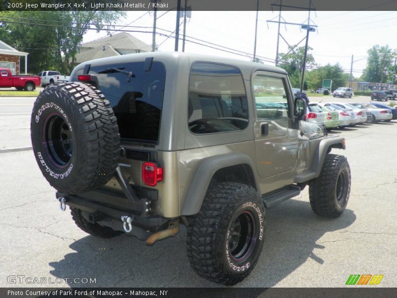 Light Khaki Metallic / Khaki 2005 Jeep Wrangler X 4x4