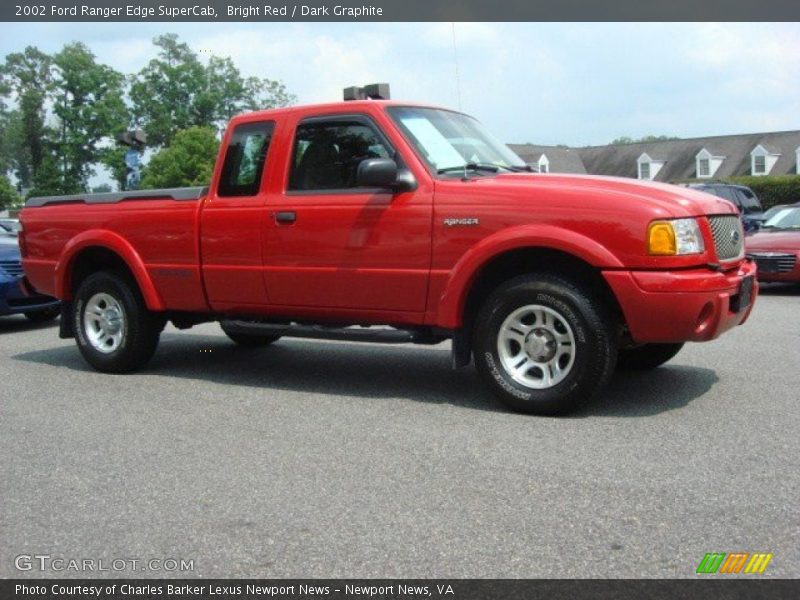 Bright Red / Dark Graphite 2002 Ford Ranger Edge SuperCab