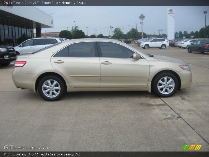 Sandy Beach Metallic / Bisque 2011 Toyota Camry LE