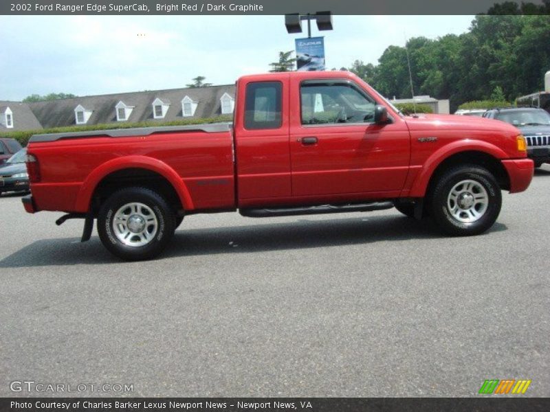 Bright Red / Dark Graphite 2002 Ford Ranger Edge SuperCab