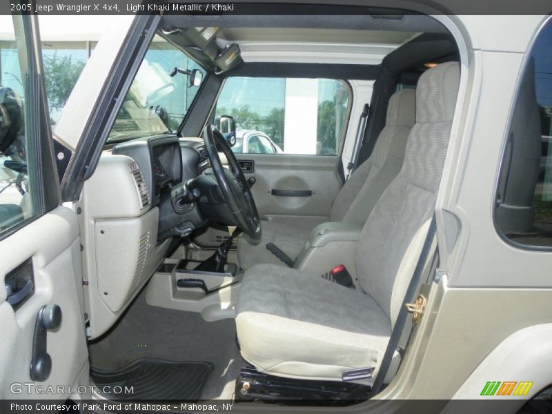 Light Khaki Metallic / Khaki 2005 Jeep Wrangler X 4x4