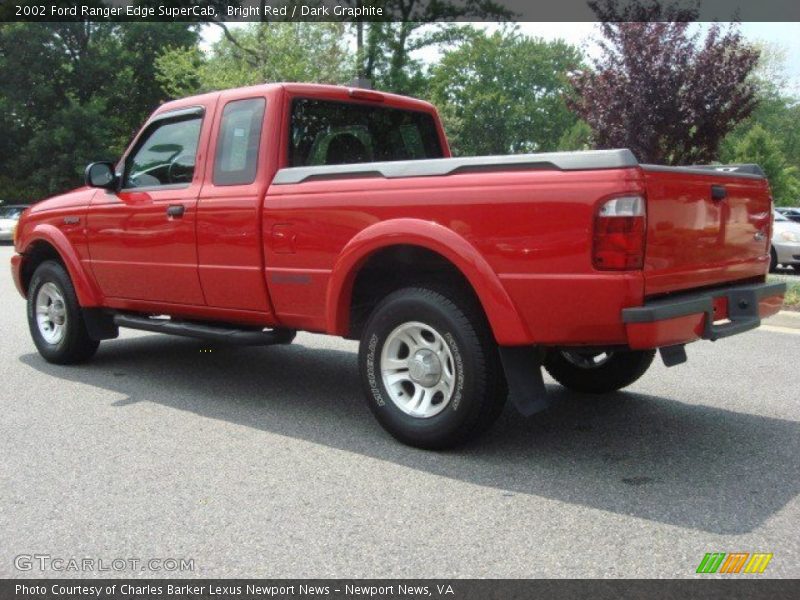 Bright Red / Dark Graphite 2002 Ford Ranger Edge SuperCab