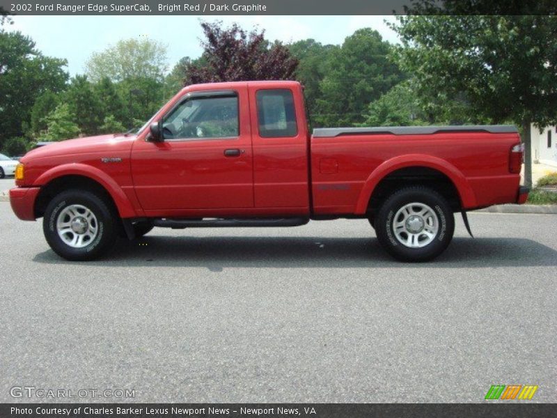 Bright Red / Dark Graphite 2002 Ford Ranger Edge SuperCab