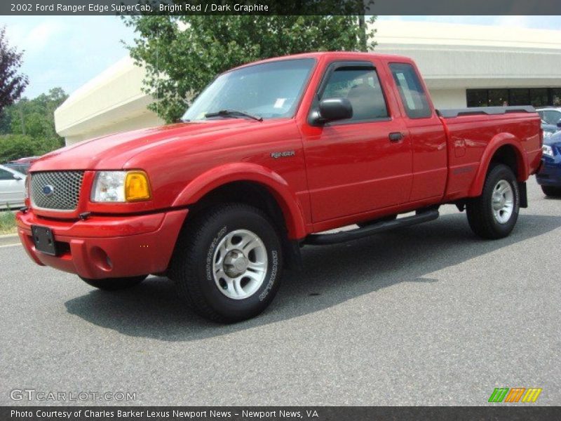 Bright Red / Dark Graphite 2002 Ford Ranger Edge SuperCab