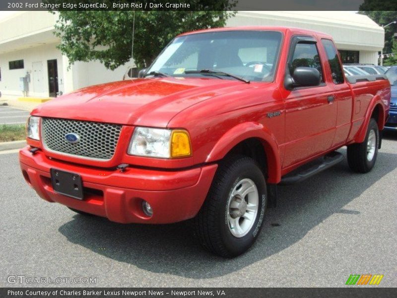 Bright Red / Dark Graphite 2002 Ford Ranger Edge SuperCab