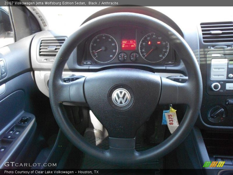 Black / Anthracite 2007 Volkswagen Jetta Wolfsburg Edition Sedan