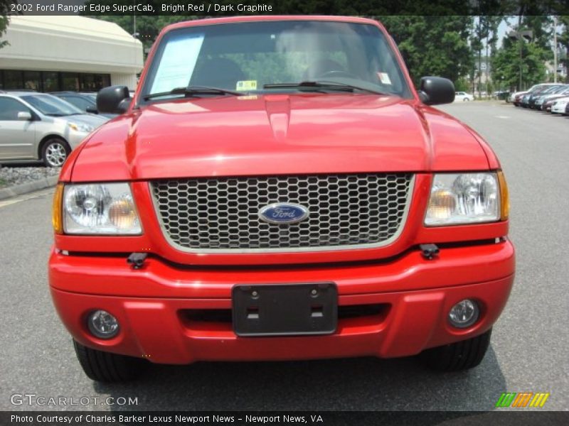 Bright Red / Dark Graphite 2002 Ford Ranger Edge SuperCab
