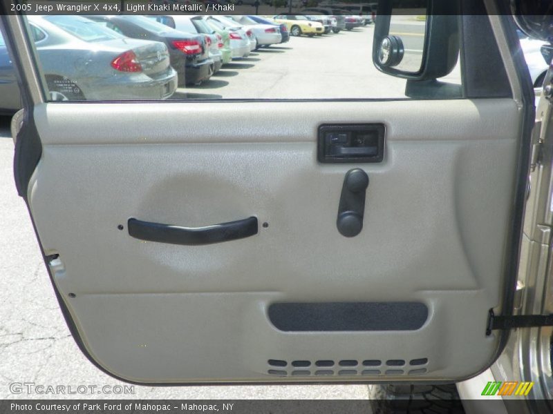 Light Khaki Metallic / Khaki 2005 Jeep Wrangler X 4x4