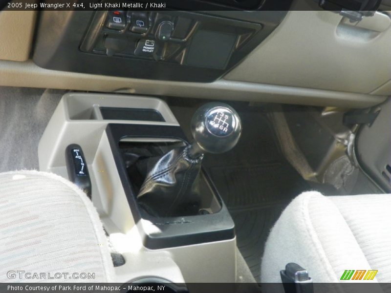 Light Khaki Metallic / Khaki 2005 Jeep Wrangler X 4x4