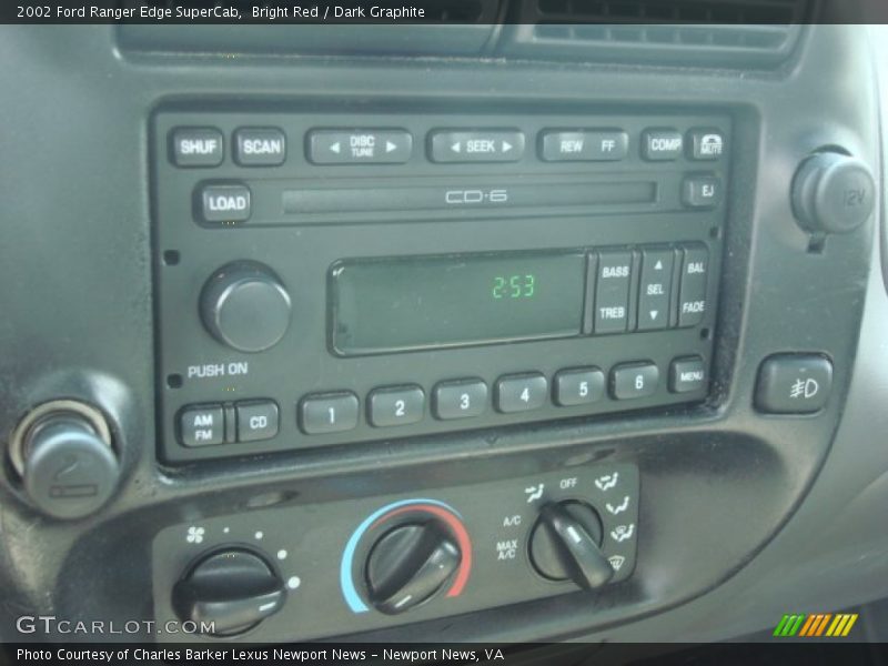 Bright Red / Dark Graphite 2002 Ford Ranger Edge SuperCab