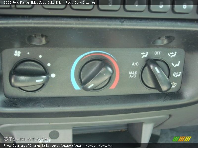 Bright Red / Dark Graphite 2002 Ford Ranger Edge SuperCab