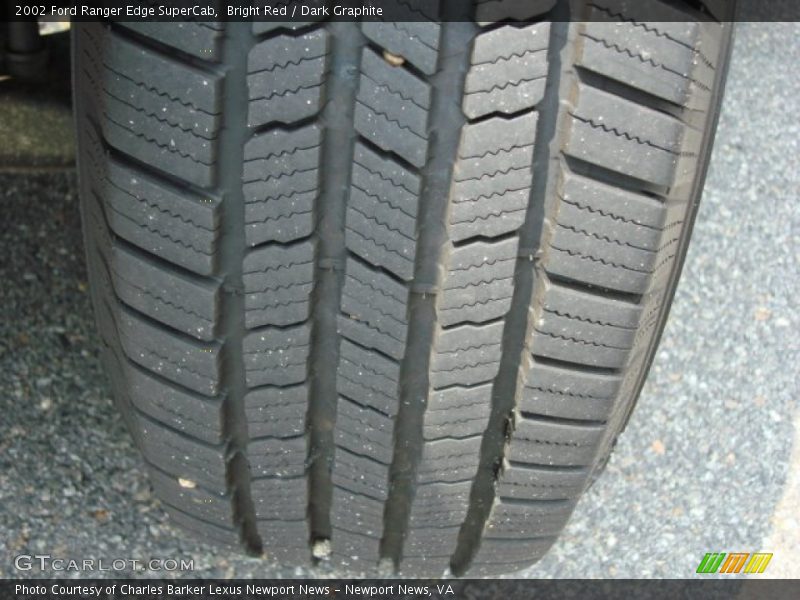 Bright Red / Dark Graphite 2002 Ford Ranger Edge SuperCab