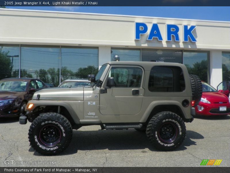 Light Khaki Metallic / Khaki 2005 Jeep Wrangler X 4x4