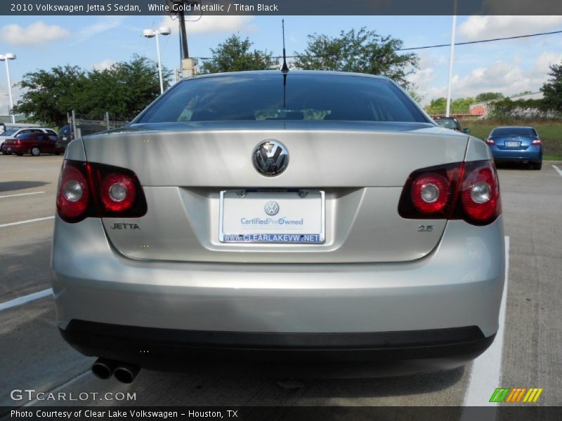 White Gold Metallic / Titan Black 2010 Volkswagen Jetta S Sedan