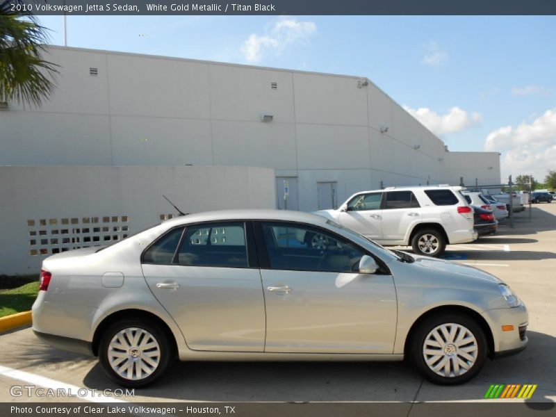 White Gold Metallic / Titan Black 2010 Volkswagen Jetta S Sedan