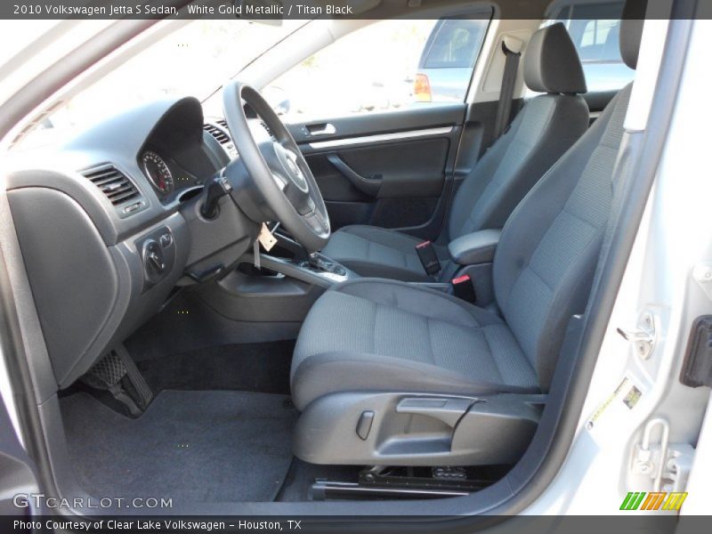 White Gold Metallic / Titan Black 2010 Volkswagen Jetta S Sedan