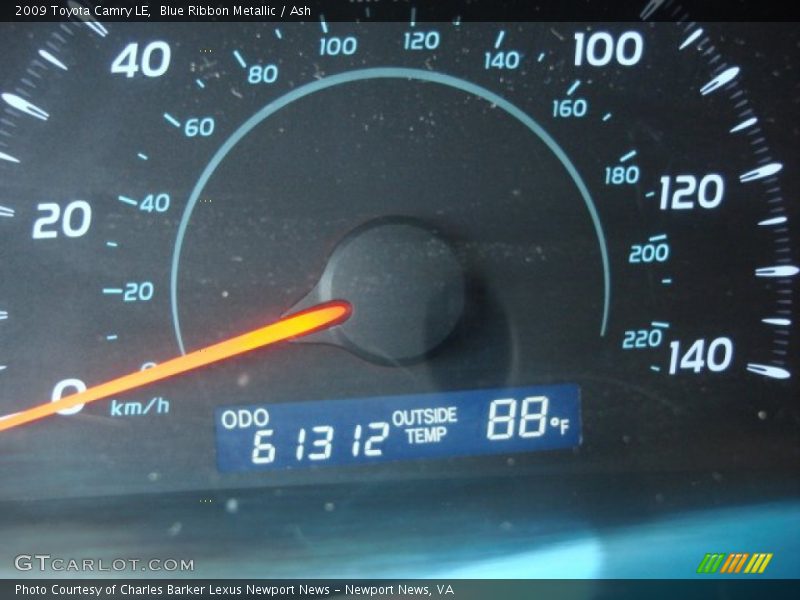 Blue Ribbon Metallic / Ash 2009 Toyota Camry LE