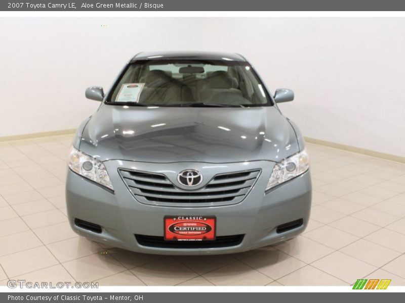 Aloe Green Metallic / Bisque 2007 Toyota Camry LE