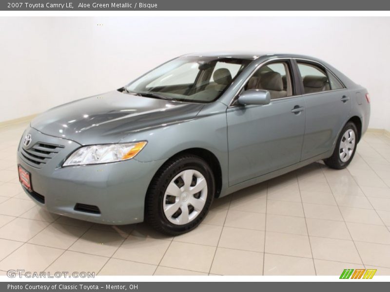 Aloe Green Metallic / Bisque 2007 Toyota Camry LE