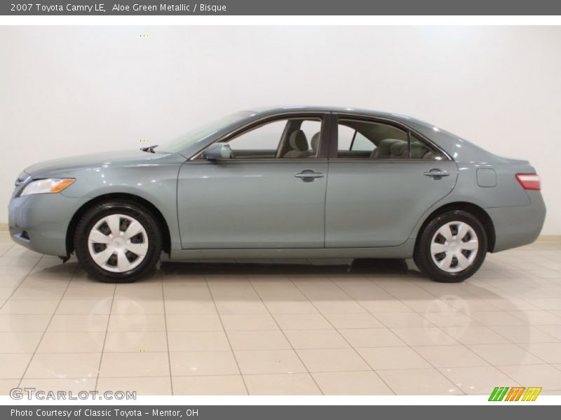 Aloe Green Metallic / Bisque 2007 Toyota Camry LE