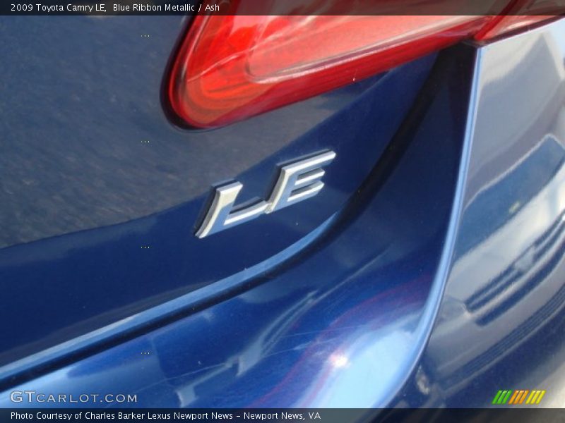 Blue Ribbon Metallic / Ash 2009 Toyota Camry LE
