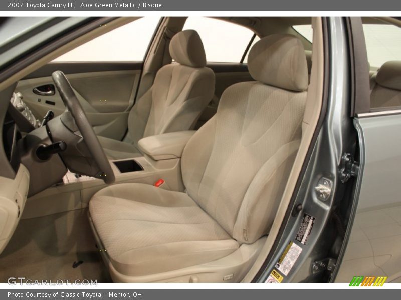 Aloe Green Metallic / Bisque 2007 Toyota Camry LE
