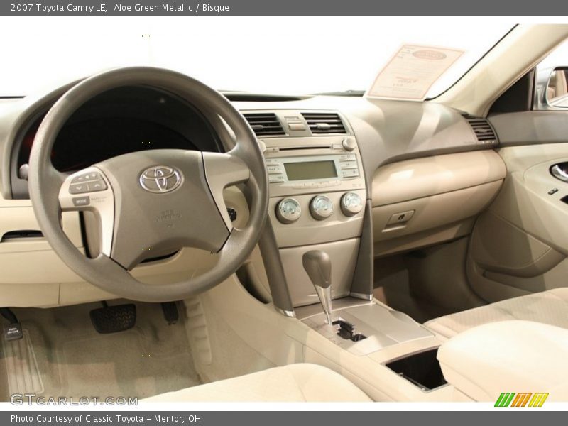 Aloe Green Metallic / Bisque 2007 Toyota Camry LE