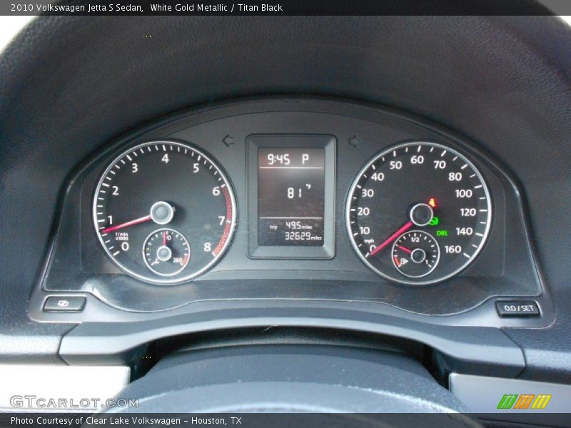 White Gold Metallic / Titan Black 2010 Volkswagen Jetta S Sedan