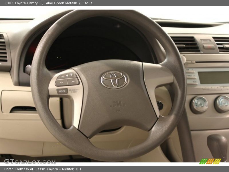 Aloe Green Metallic / Bisque 2007 Toyota Camry LE