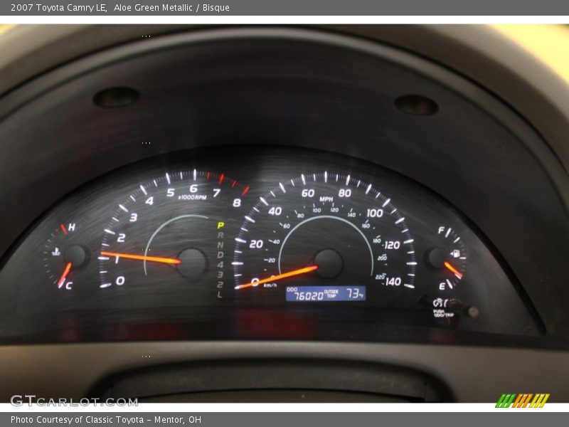 Aloe Green Metallic / Bisque 2007 Toyota Camry LE