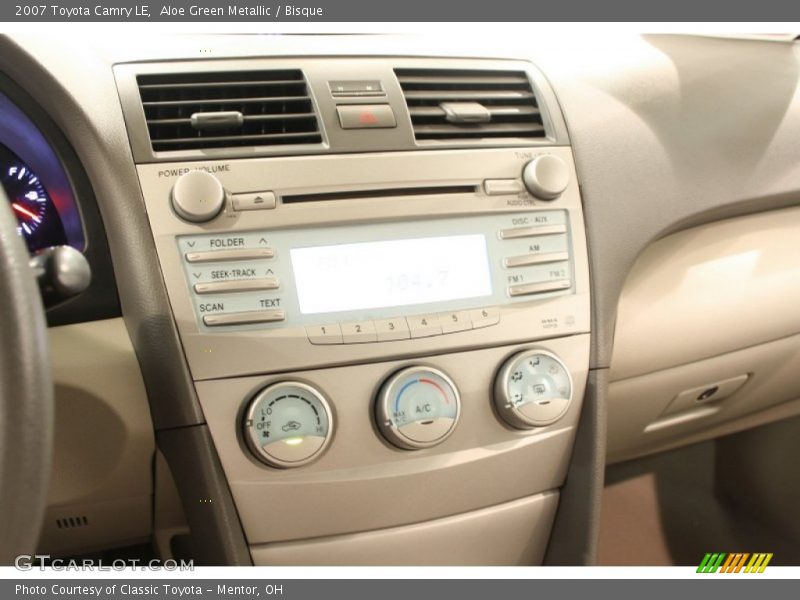 Aloe Green Metallic / Bisque 2007 Toyota Camry LE