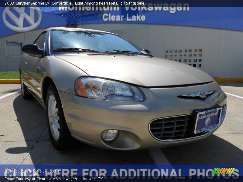 Light Almond Pearl Metallic / Sandstone 2003 Chrysler Sebring LXi Convertible