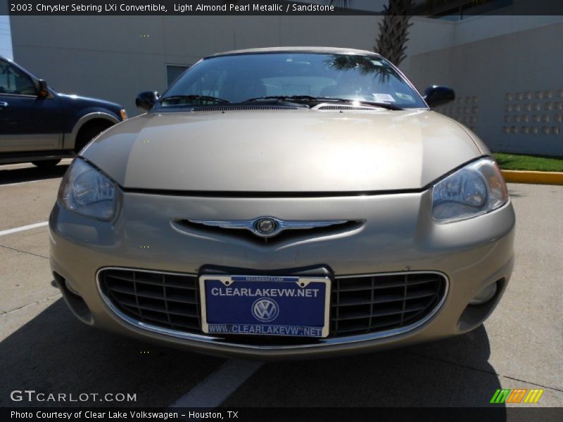 Light Almond Pearl Metallic / Sandstone 2003 Chrysler Sebring LXi Convertible