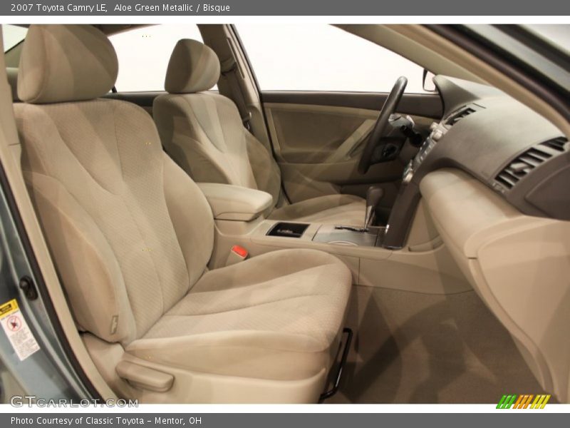 Aloe Green Metallic / Bisque 2007 Toyota Camry LE