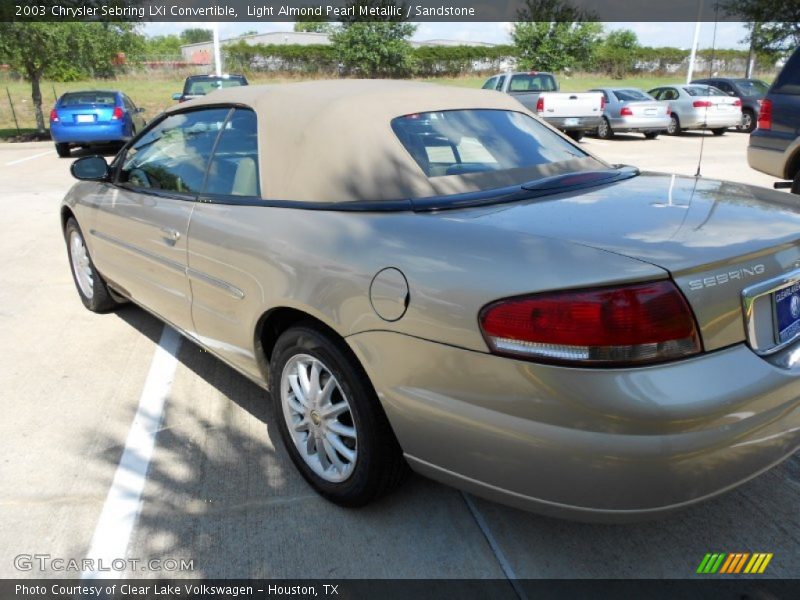 Light Almond Pearl Metallic / Sandstone 2003 Chrysler Sebring LXi Convertible