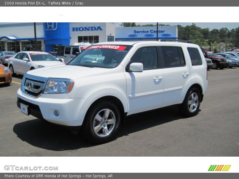 Taffeta White / Gray 2009 Honda Pilot EX-L