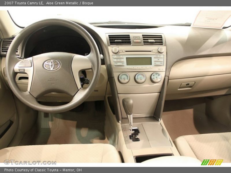 Aloe Green Metallic / Bisque 2007 Toyota Camry LE