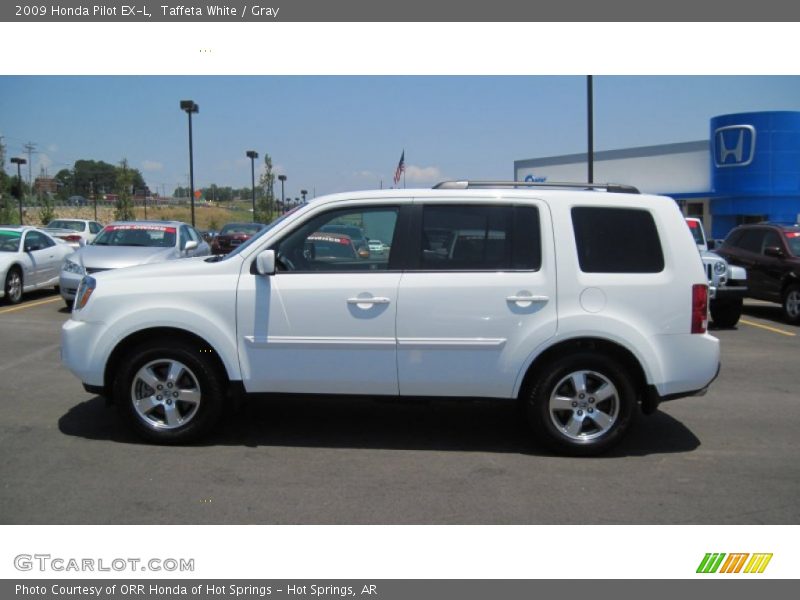 Taffeta White / Gray 2009 Honda Pilot EX-L