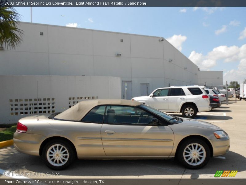  2003 Sebring LXi Convertible Light Almond Pearl Metallic