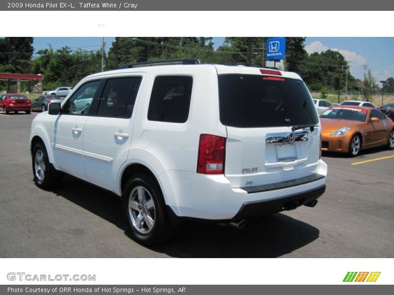 Taffeta White / Gray 2009 Honda Pilot EX-L