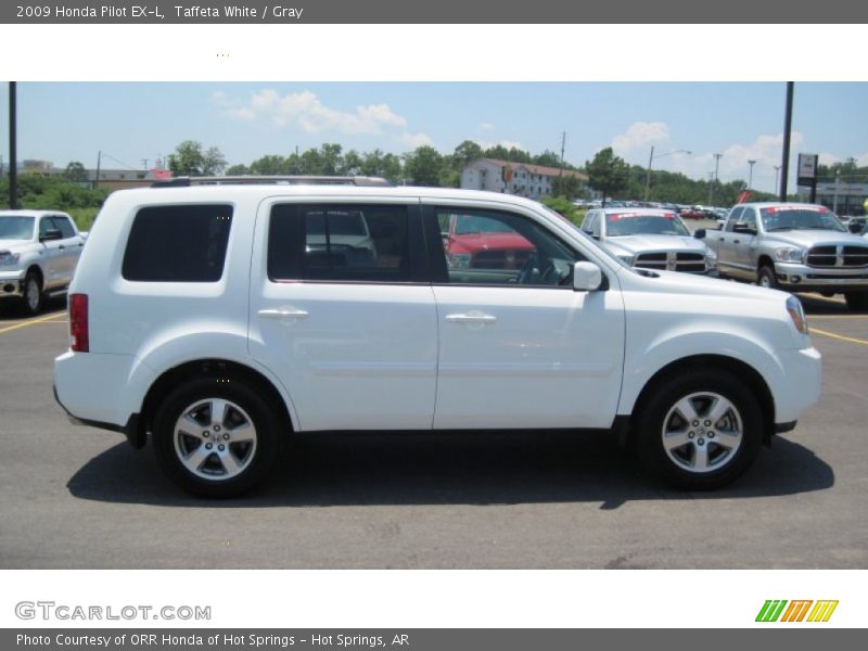 Taffeta White / Gray 2009 Honda Pilot EX-L