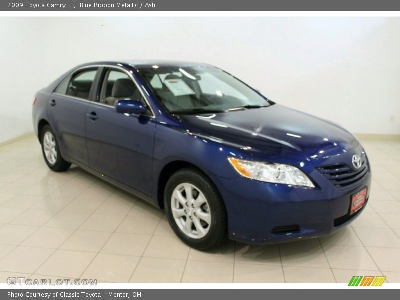 Blue Ribbon Metallic / Ash 2009 Toyota Camry LE
