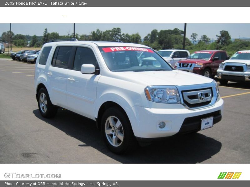 Taffeta White / Gray 2009 Honda Pilot EX-L