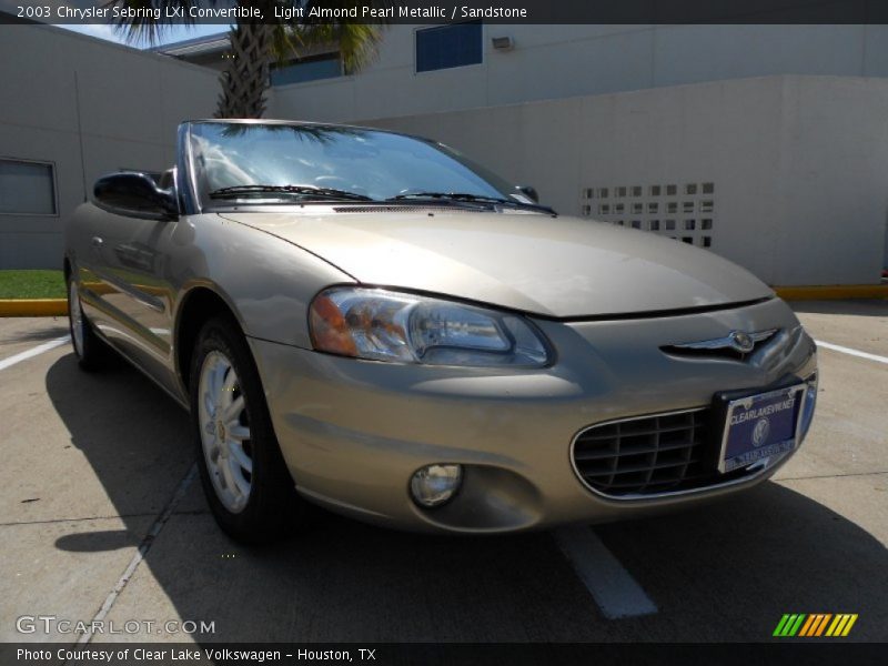 Light Almond Pearl Metallic / Sandstone 2003 Chrysler Sebring LXi Convertible