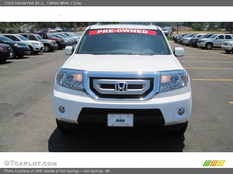 Taffeta White / Gray 2009 Honda Pilot EX-L