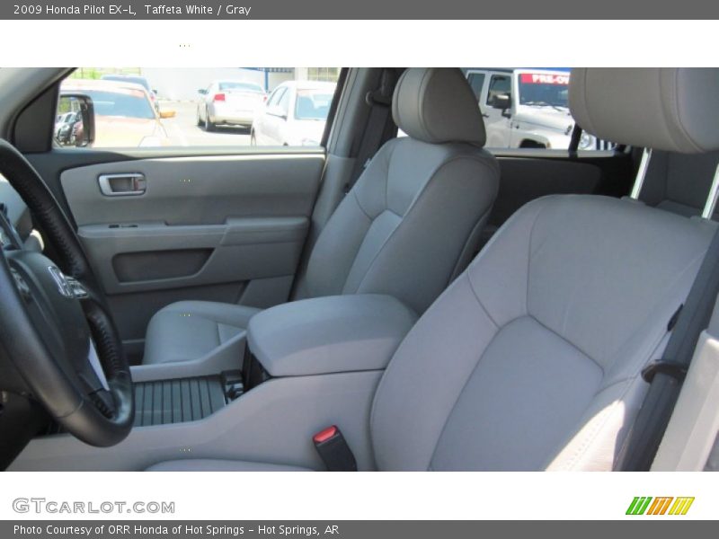 Taffeta White / Gray 2009 Honda Pilot EX-L