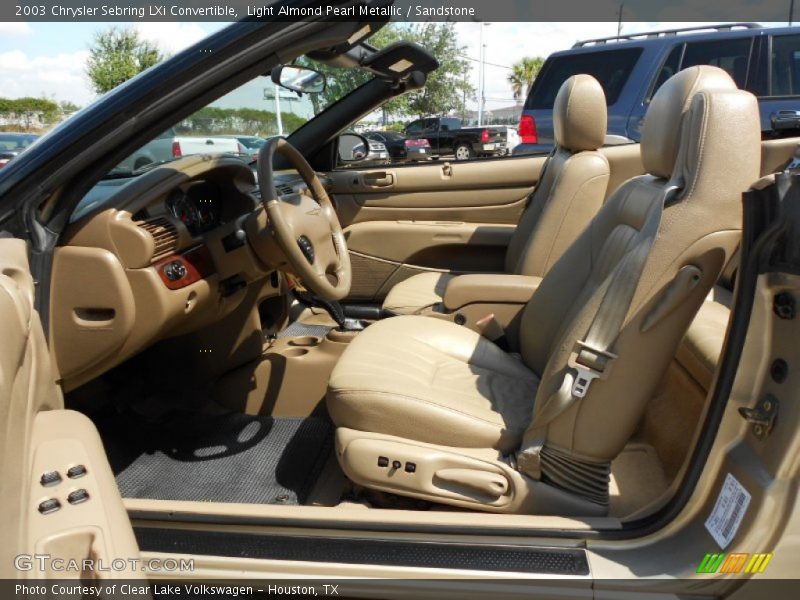  2003 Sebring LXi Convertible Sandstone Interior
