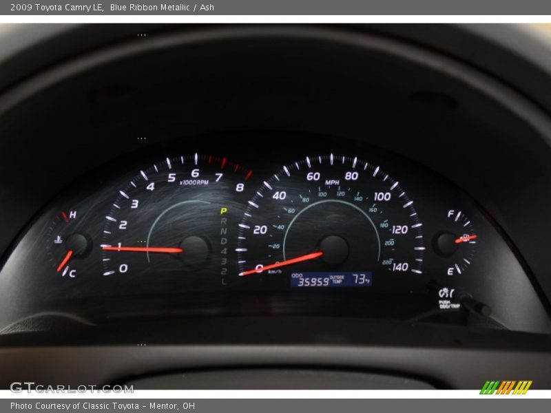 Blue Ribbon Metallic / Ash 2009 Toyota Camry LE
